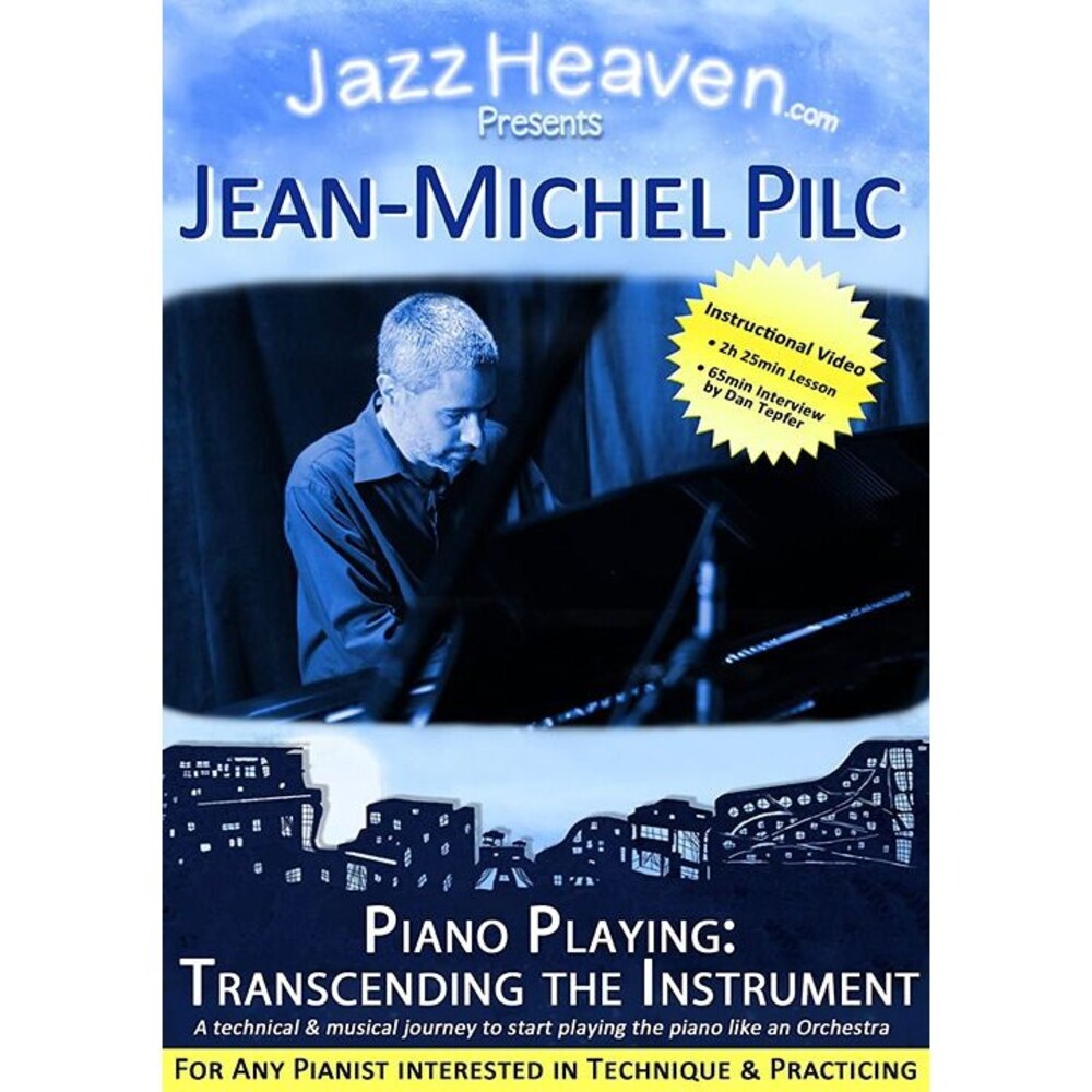 NEW! Piano Lesson DVD Jean-Michel‎ Pilc Hanon Learn Jazz Video Method DVD